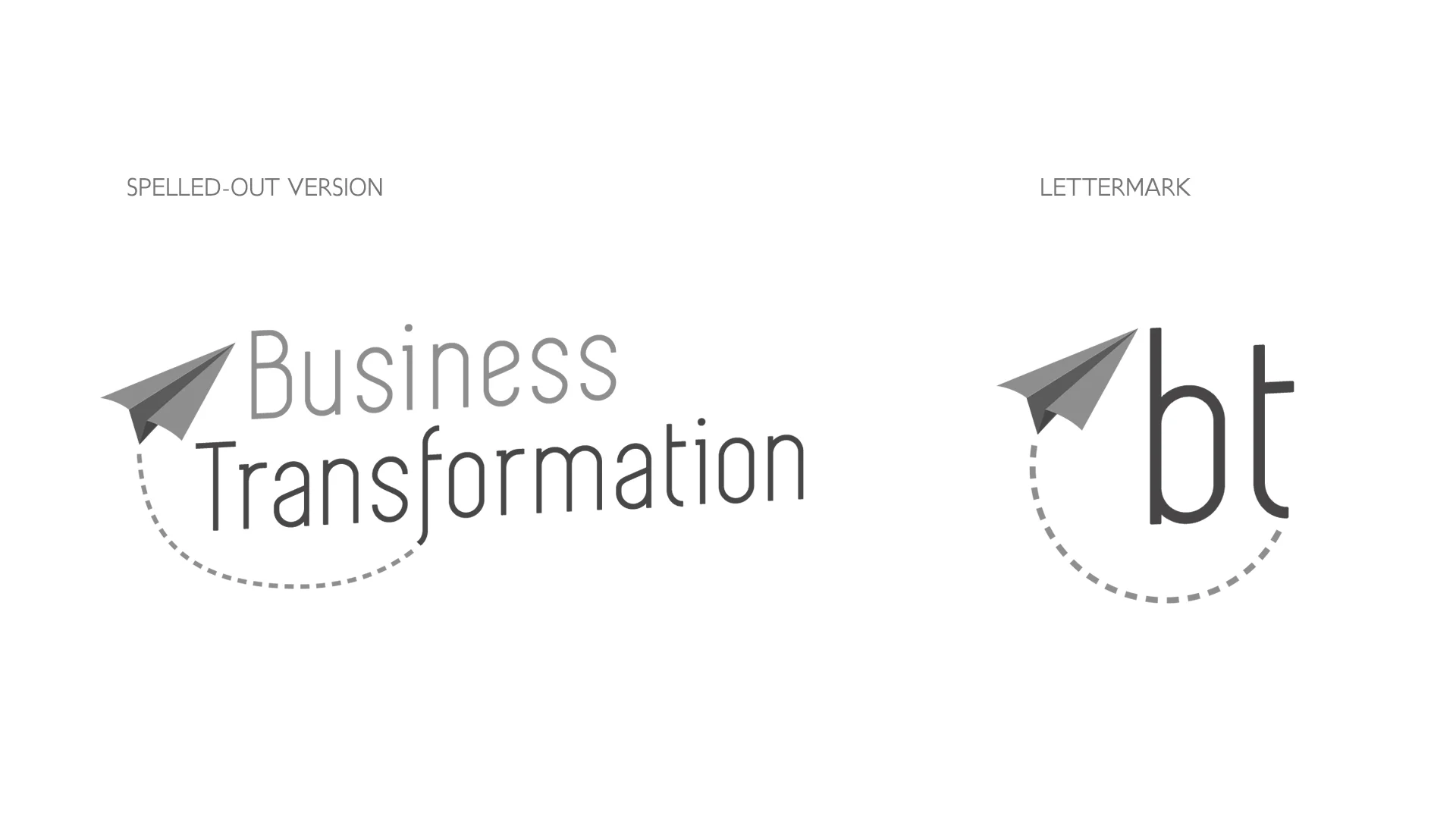 Business Transformation - Early Logo Pitch "C"
