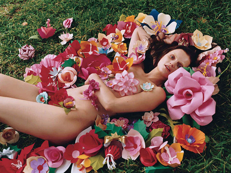 W MAGAZINE April 2010, Photo: Bruce Weber, Stylist Camilla Nickerson