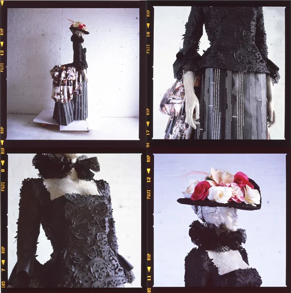 RUFFIAN Paper Dress May 2010, Photo: David Zuckerman