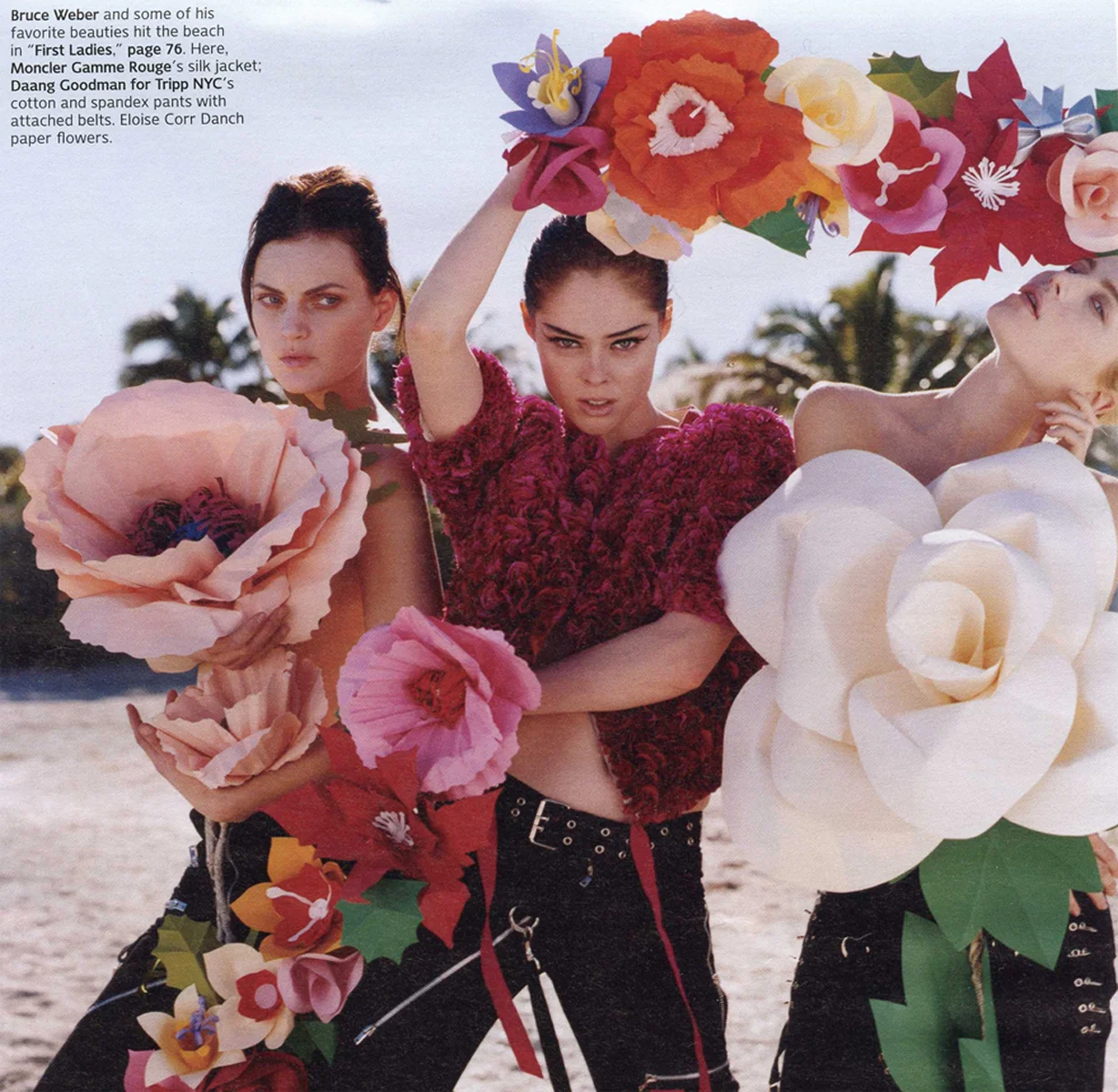 W MAGAZINE April 2010, Photo: Bruce Weber, Styled by Camilla Nickerson
