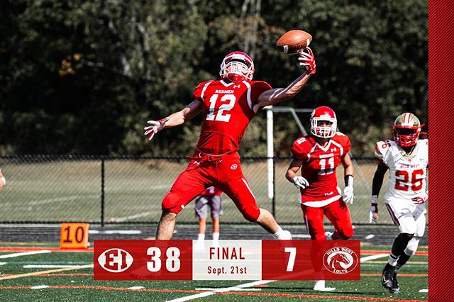 Total beat down in Redmen Country today #redmen #hillswest #win #biggerhearts