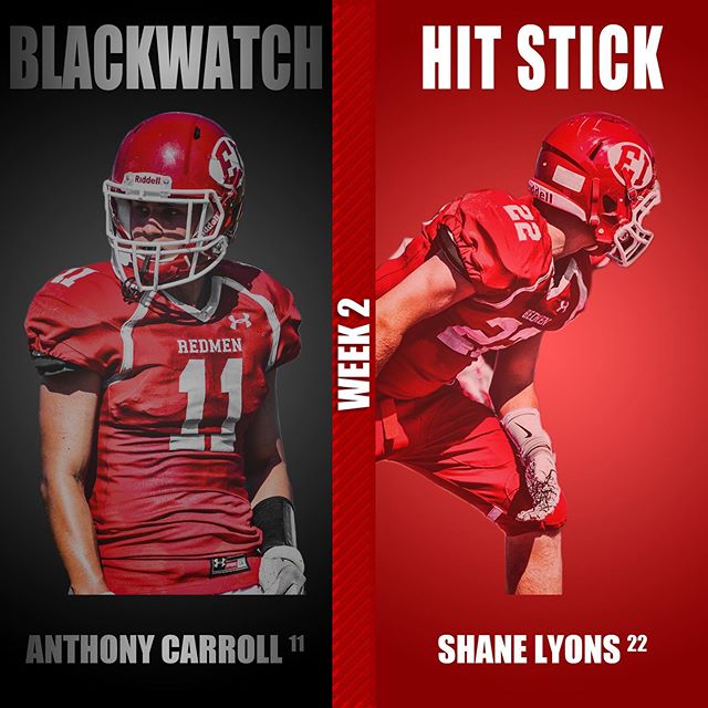 How many likes can our BLACKWATCH and HIT STICK players of the game get?? #blackwatch #hitstick #redmen #biggerhearts