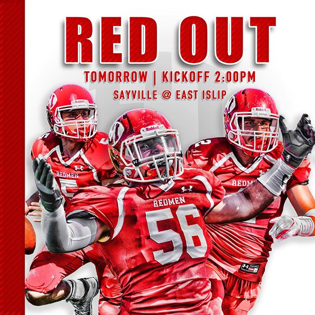 Spread the word... #redmen #redout #sayville #biggerhearts