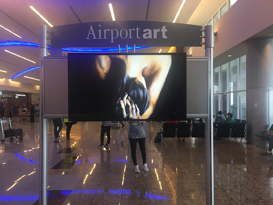 Loupe installation, Hartsfield-Jackson Airport - International Terminal