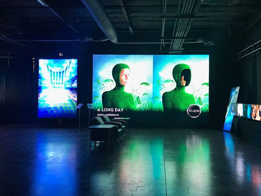 Loupe at the NanoLumens Visualization Center, Las Vegas