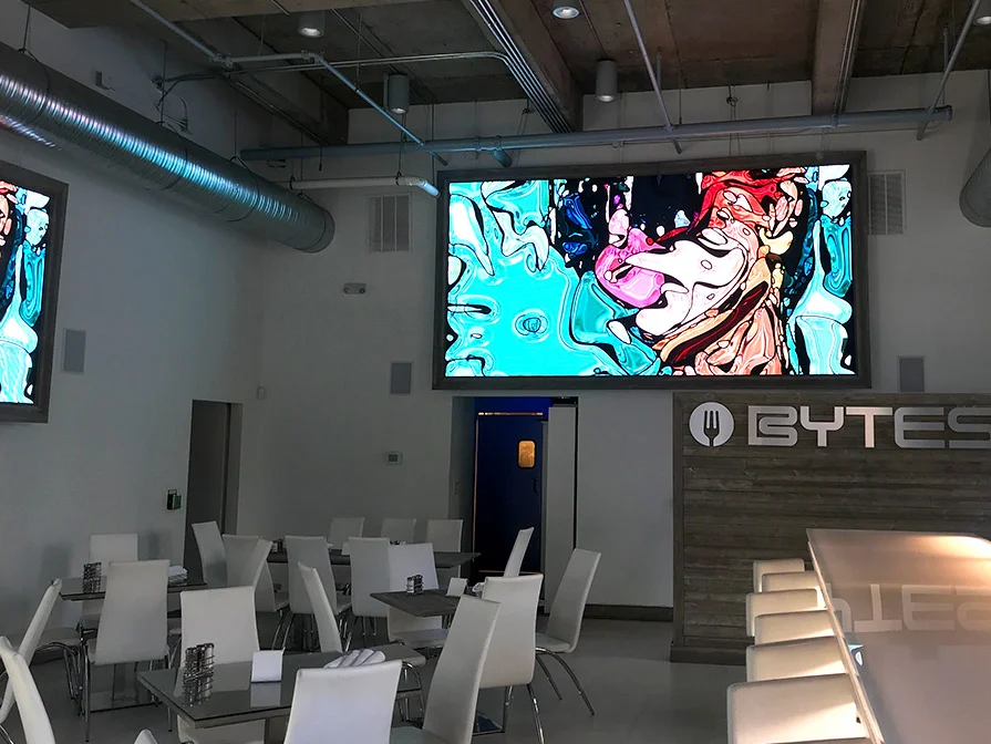 Loupe on display at Bytes Restaurant in Midtown, Atlanta, GA