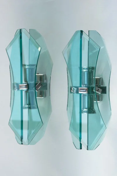 Light Blue-Green Sconces