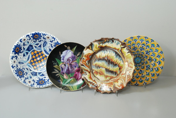 Mid century group of Italian plates