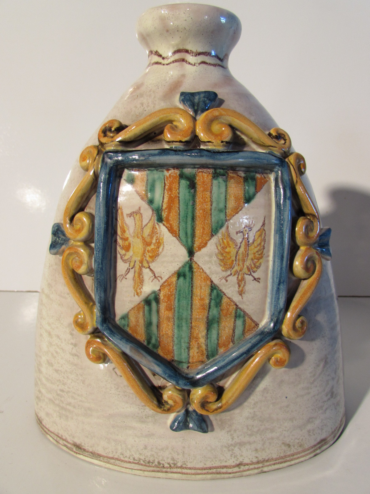 Italian Majolica flasks from Caltagirone
