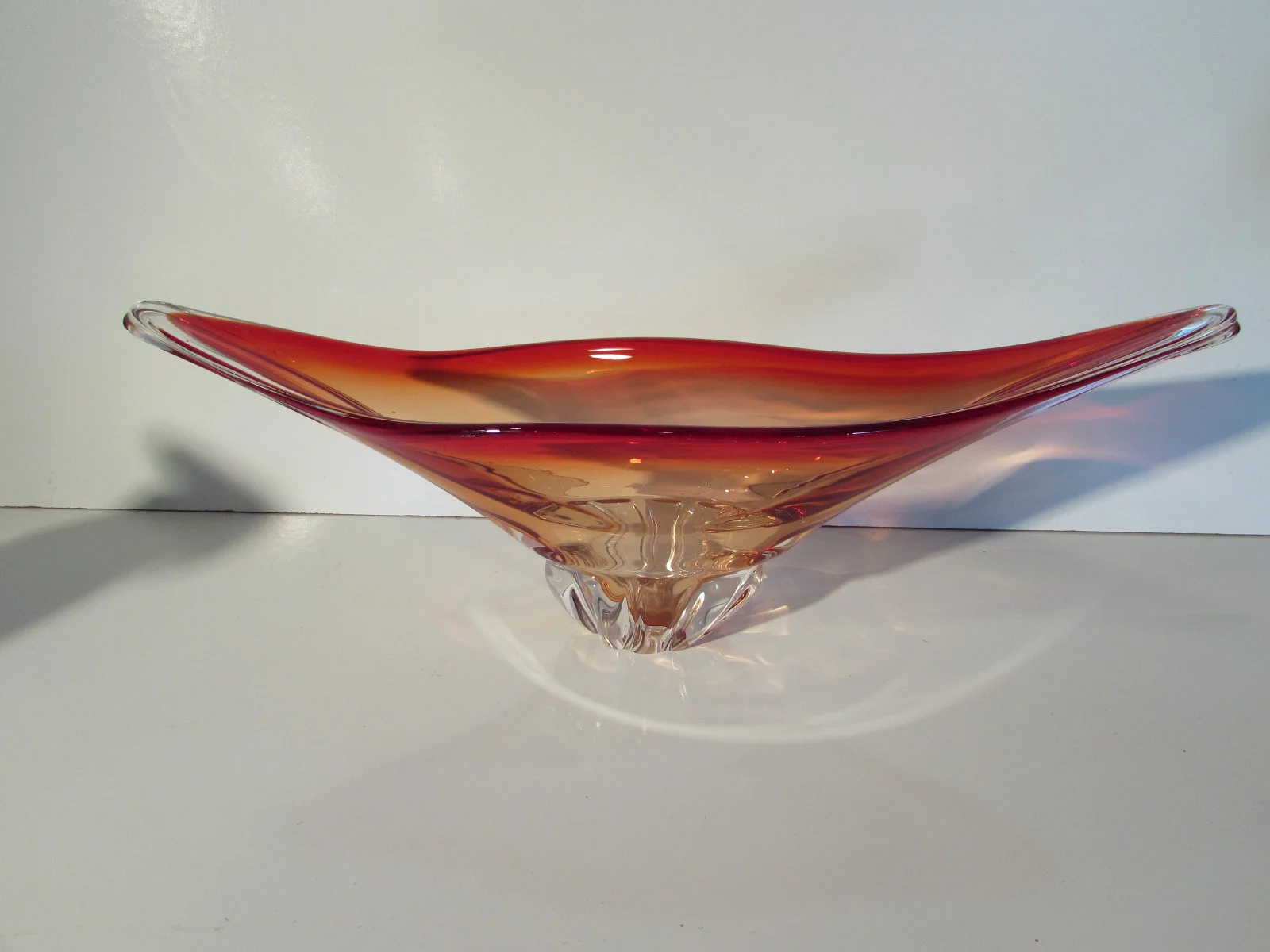 Mid century murano glass centerpieces
