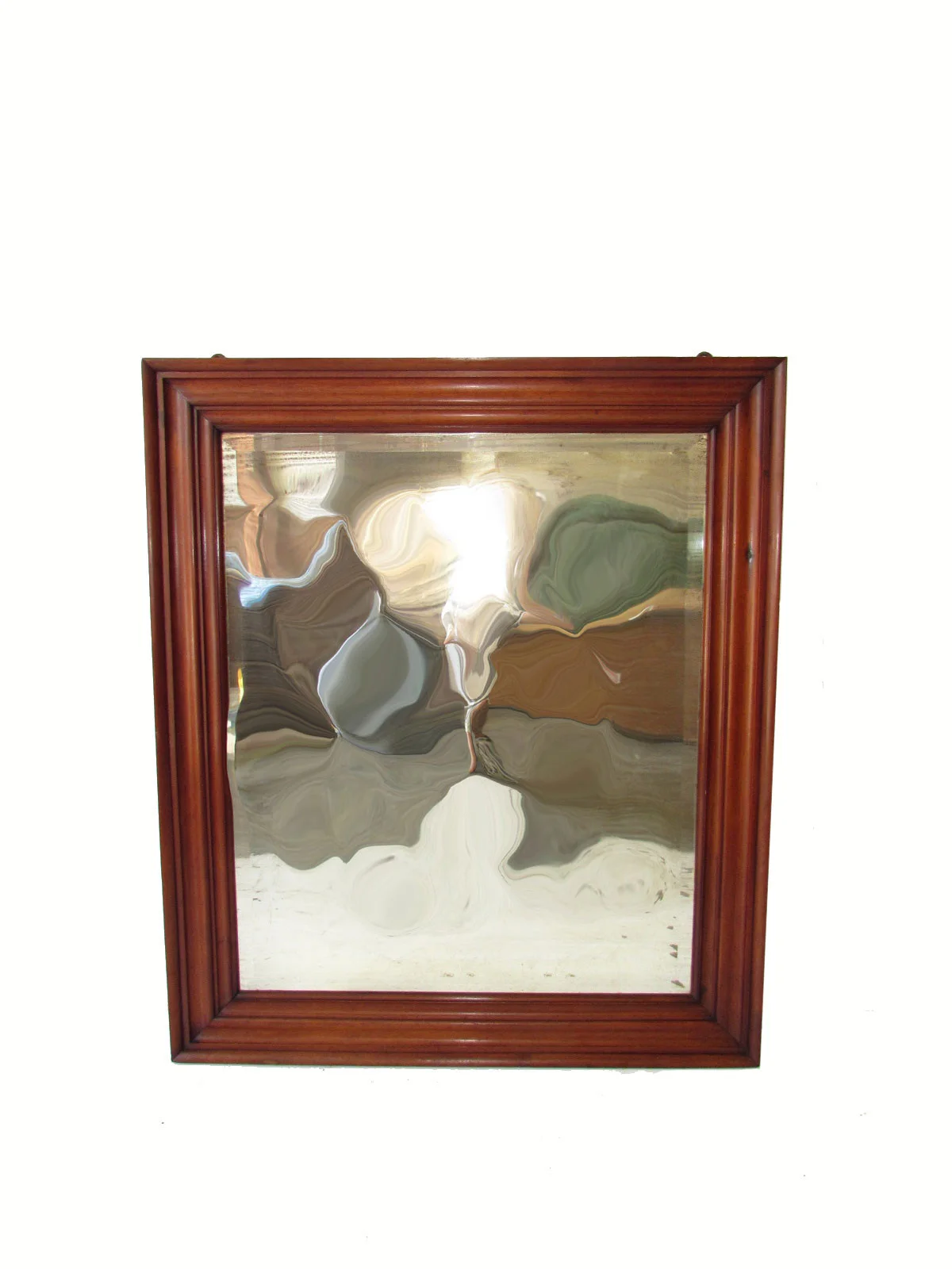 Tuscan solid walnut wood mirror