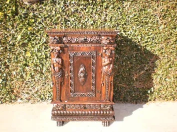 Antique Renaissance Small Credenza