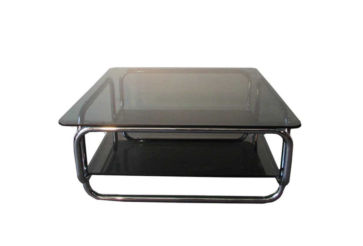 Chromed Glass Coffee Table