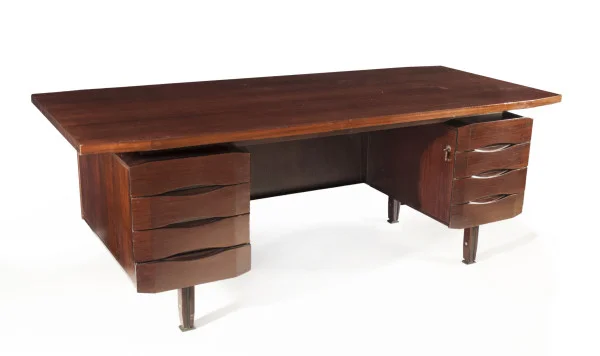 Mid-Century Bois De Rose Desk