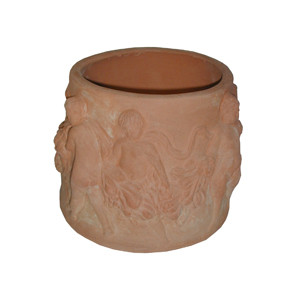 Terracotta Cherub Vase