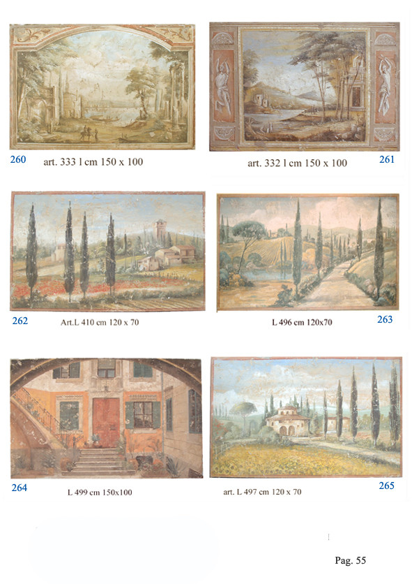 Hand Made Frescoes Gardens