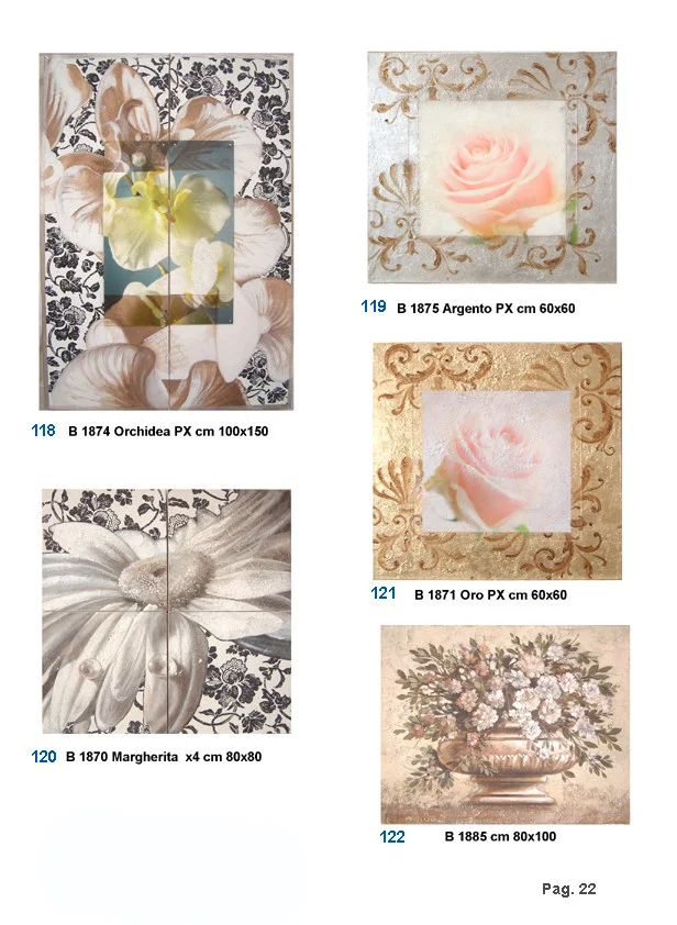 Italian Frescoes Flowers