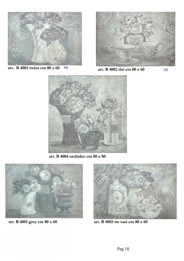 Ancient Frescoes Flowers