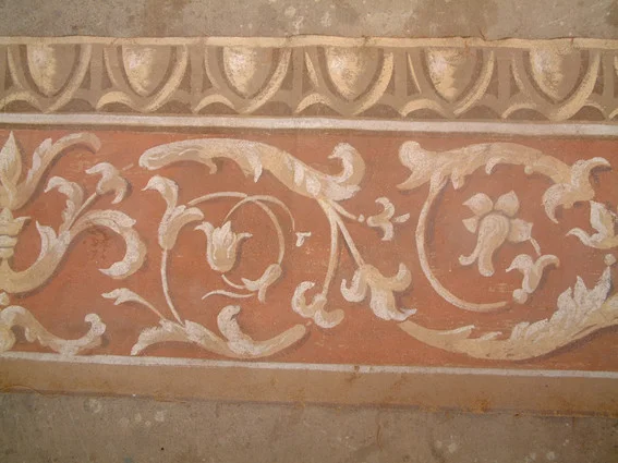 Stucco Hand Painted