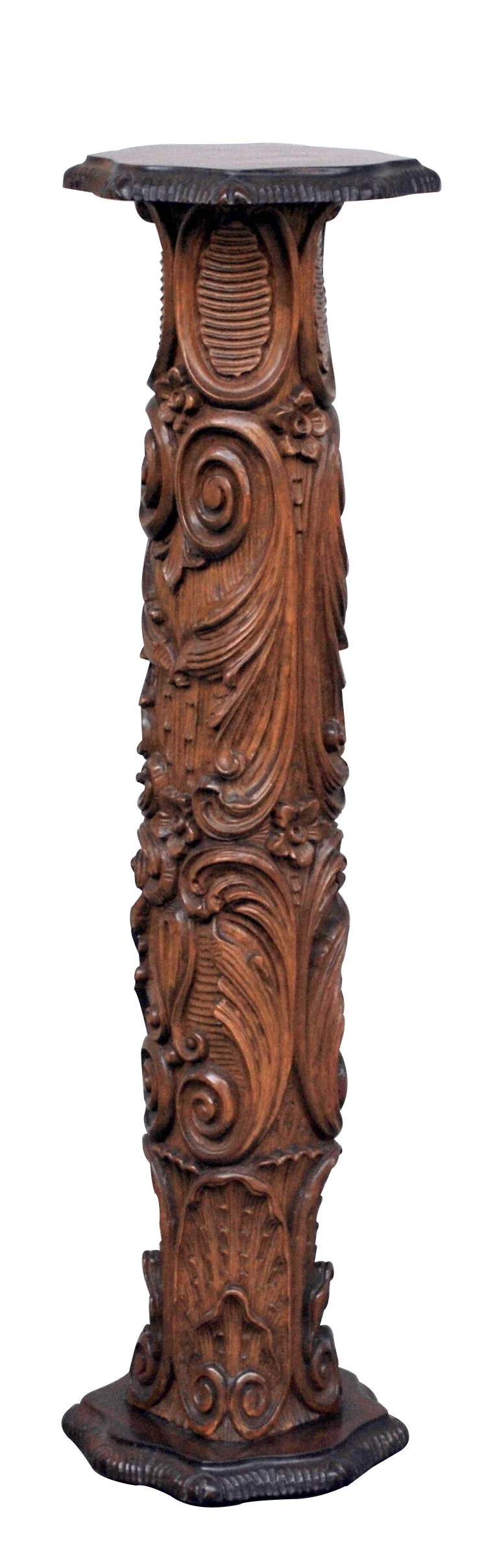 Hand Carved Renaissance Column