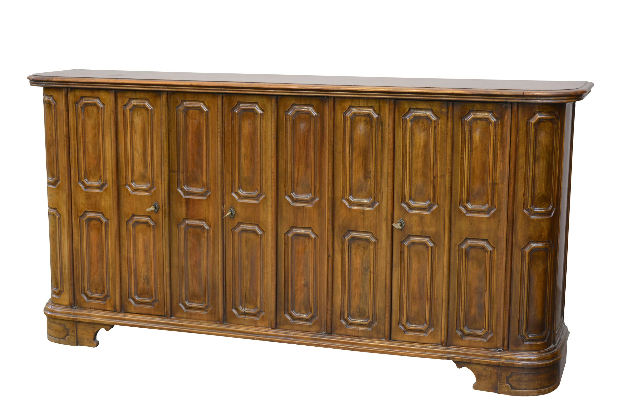 Sideboard with framed wood panels