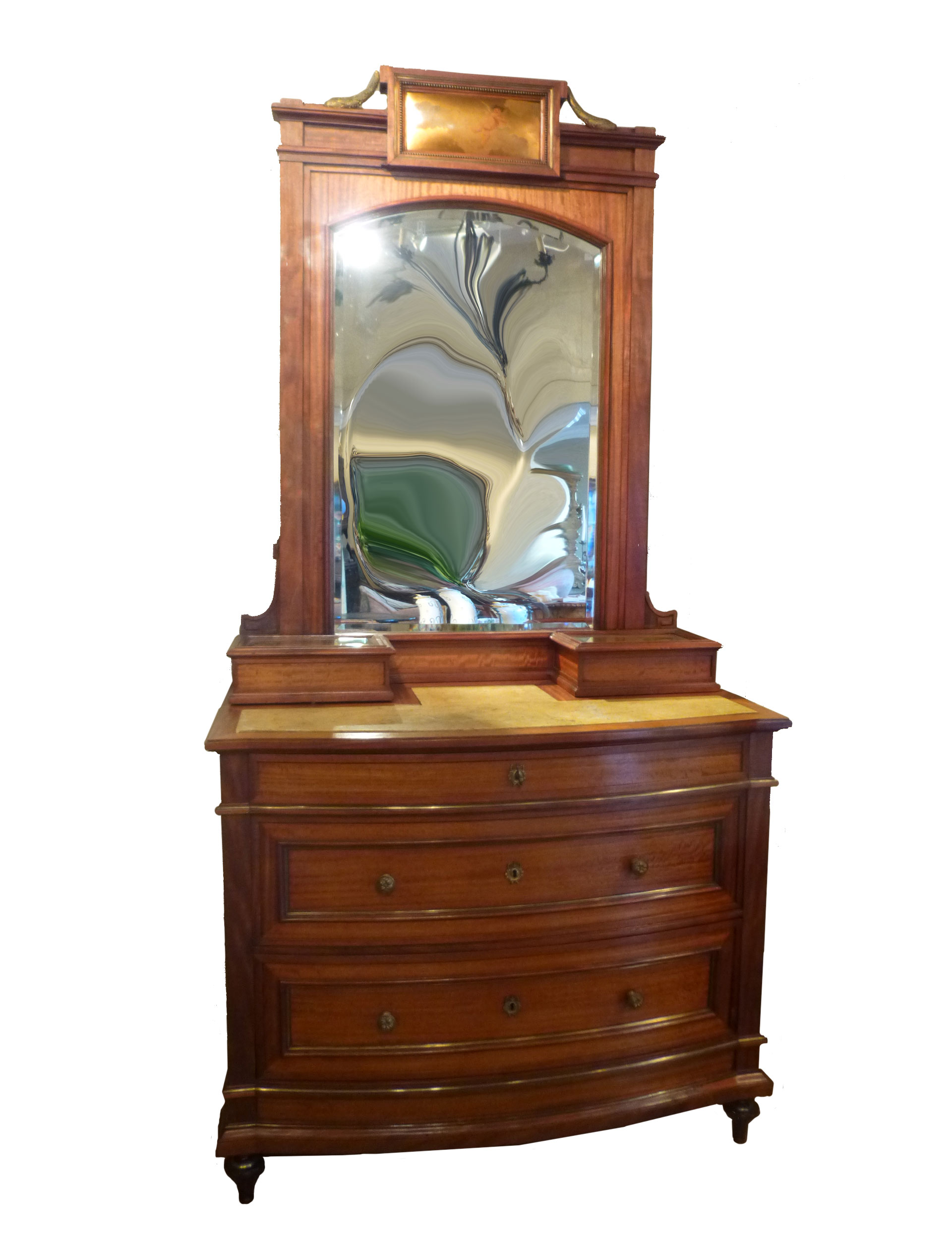 Antique Italian Art Nouveau Dresser, ca 1890 — Bellini's Antique Italia