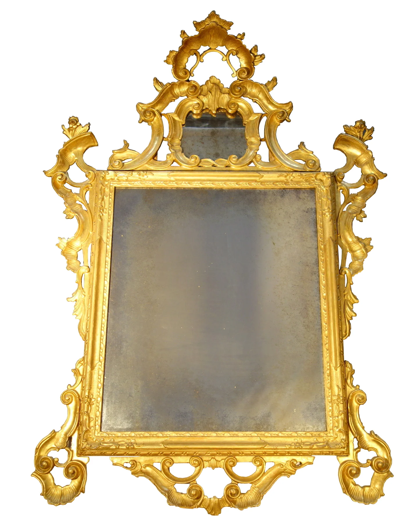 Venetian Louis XV Giltwood Mirror