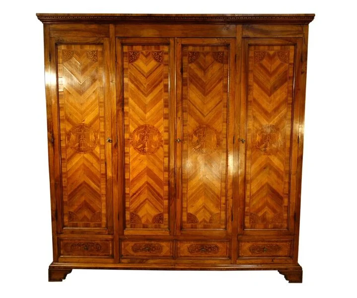 1920's Italian Walnut Armoire