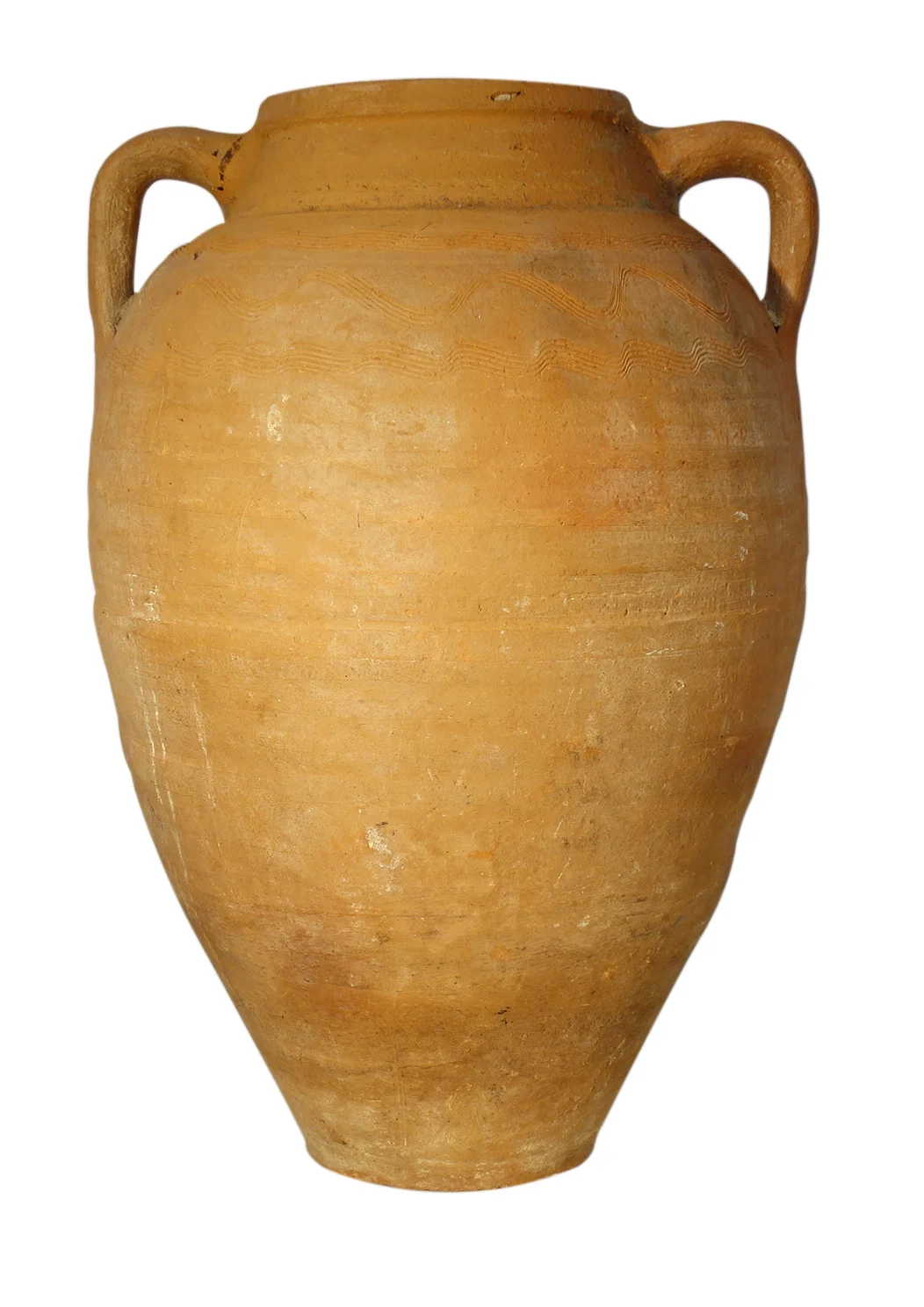 Mediterranean Antique Terracotta Amphora
