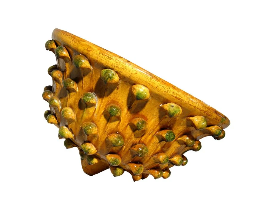 1890 Majolica Very Large Bowl