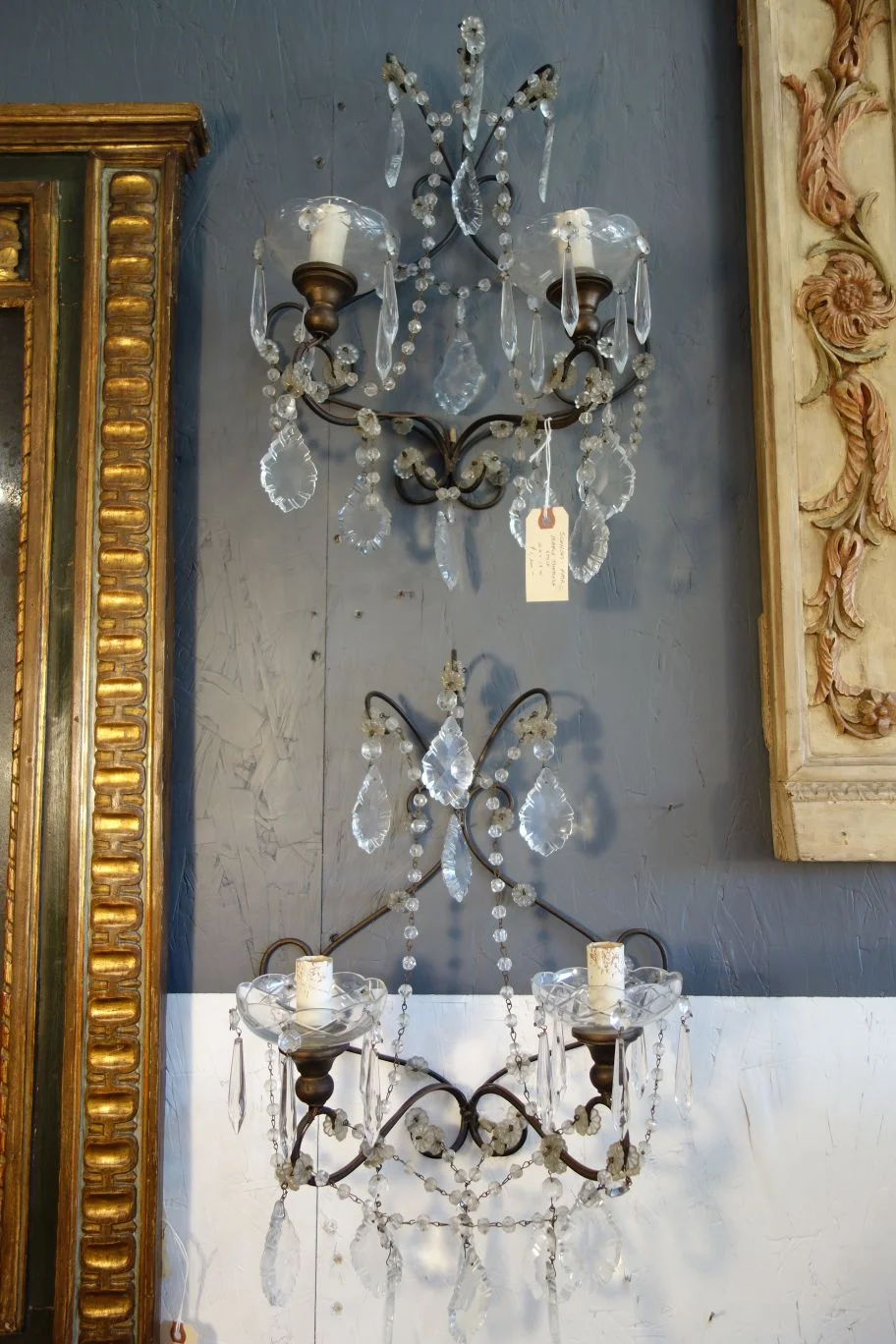 Maria Theresa style Sconces Pair 1910