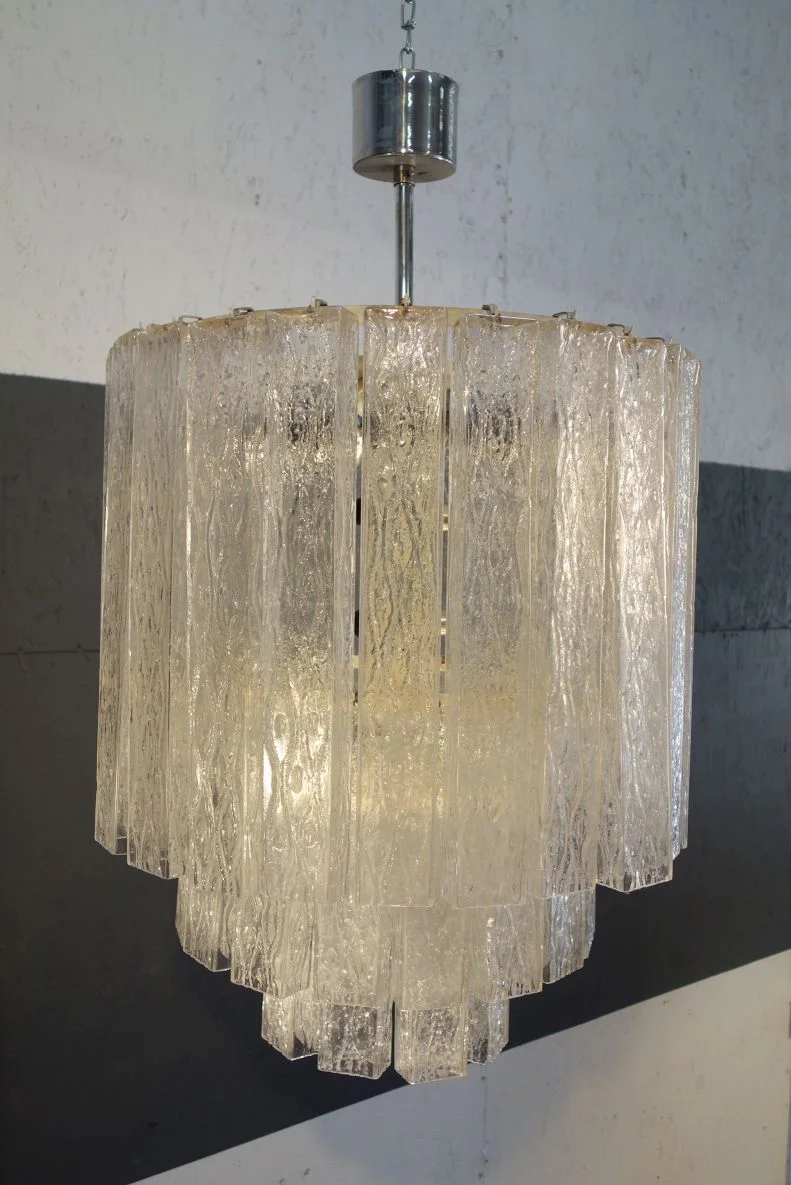 Murano Mid Century Vintage Chandelier