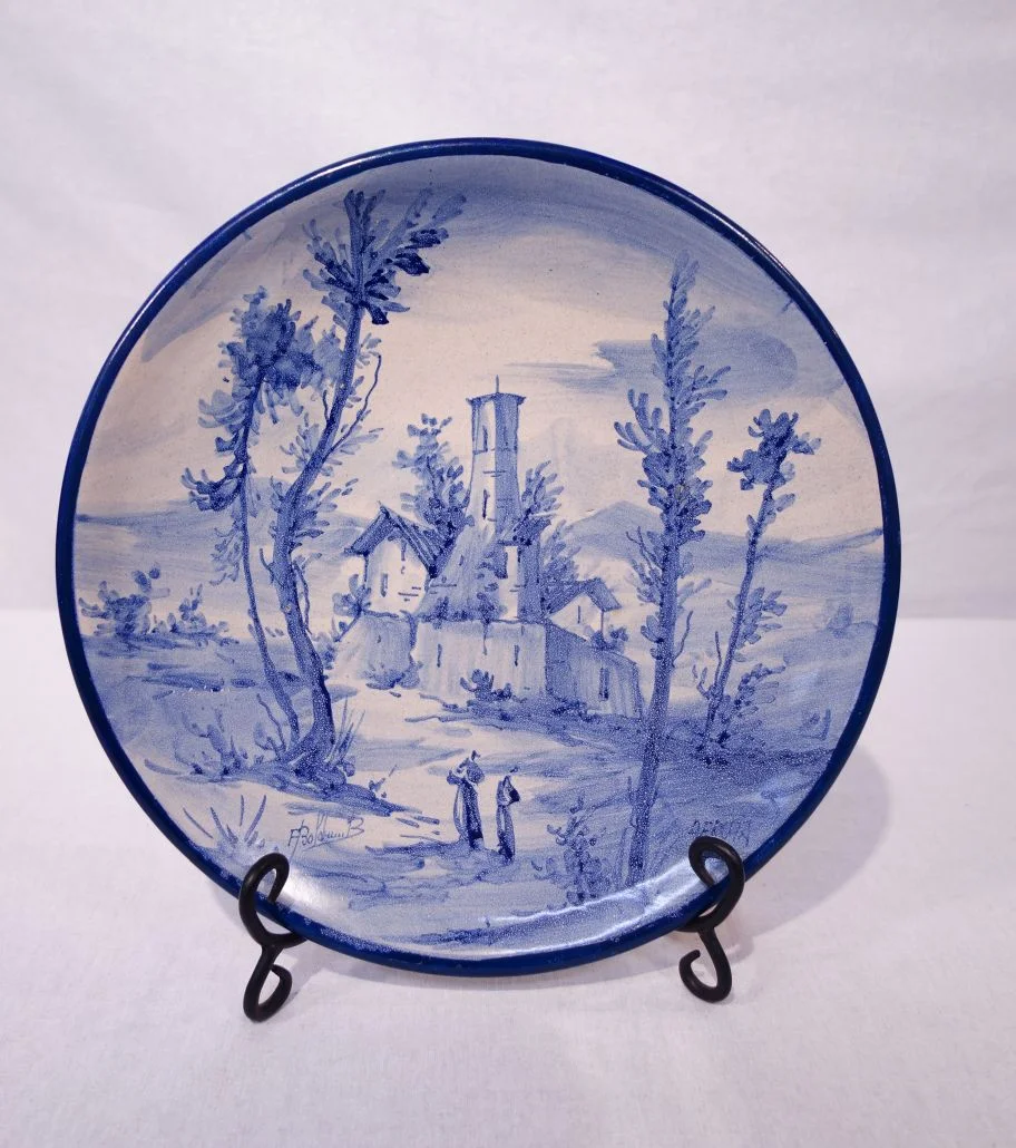 Majolica Plate Signed by Deruta