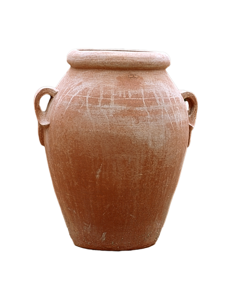 Antique Terra Cotta Clay Pot with Handles