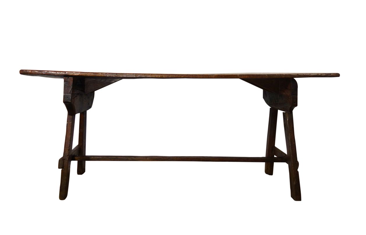 Antique Italian Tuscan Farm Capretta Table