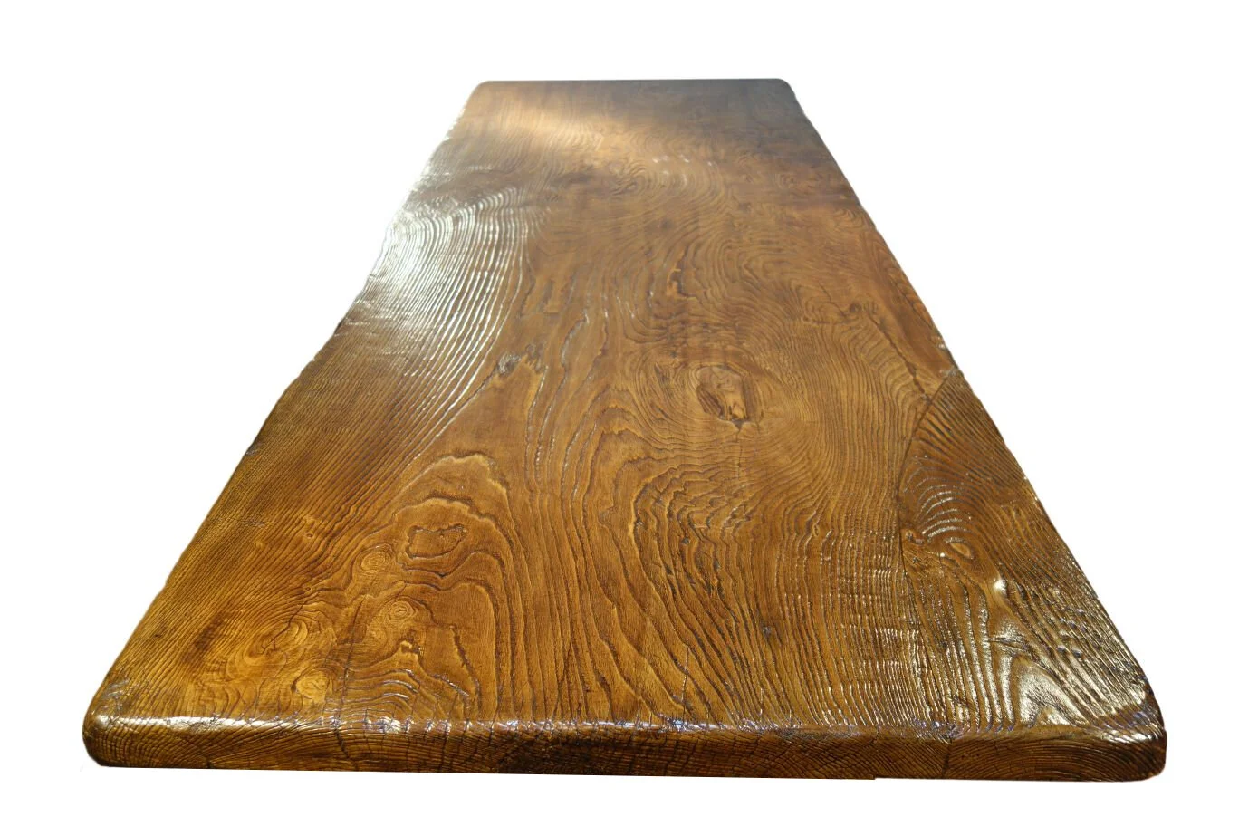 Single plank chestnut table top. 