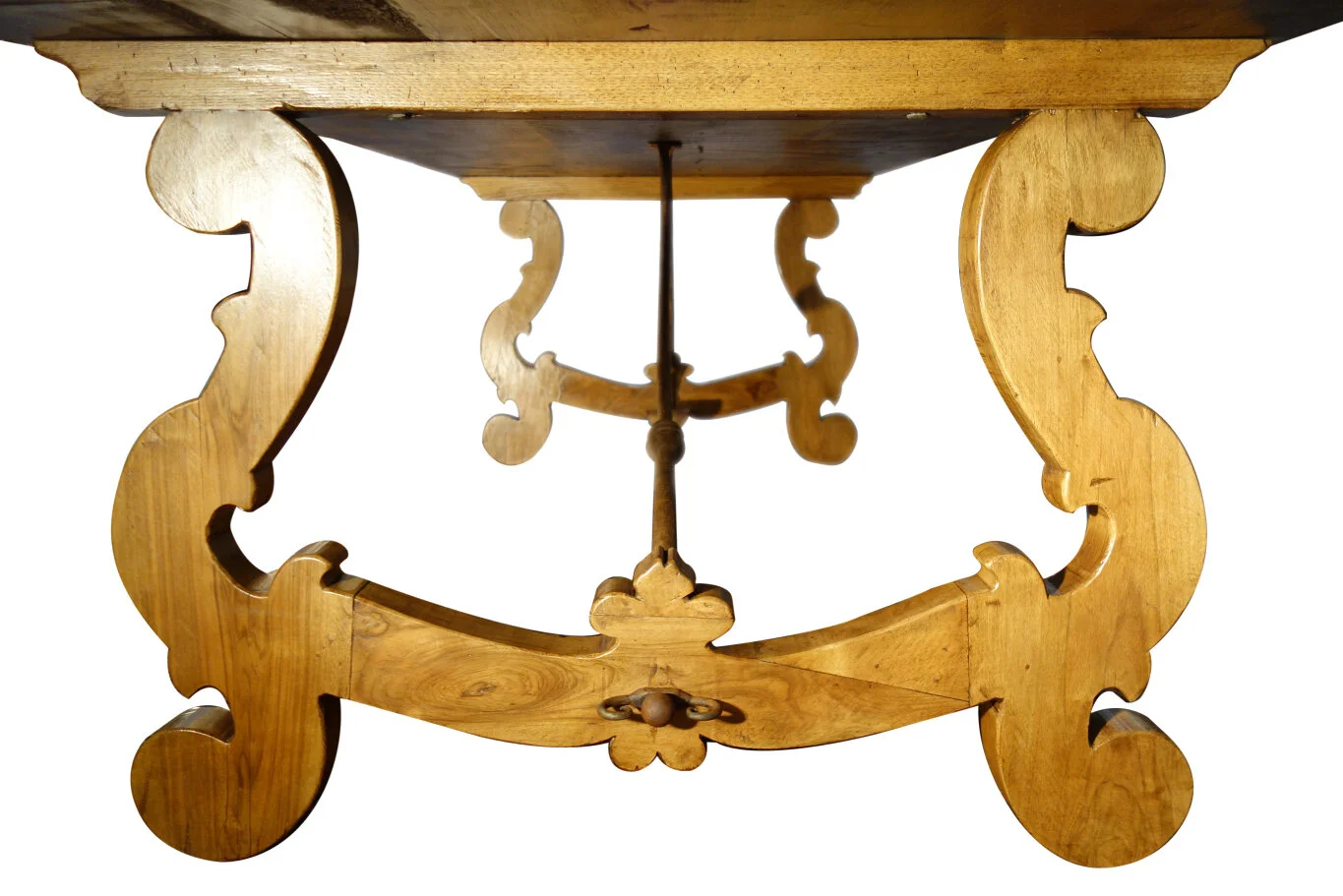 blonde walnut lira table (5).JPG