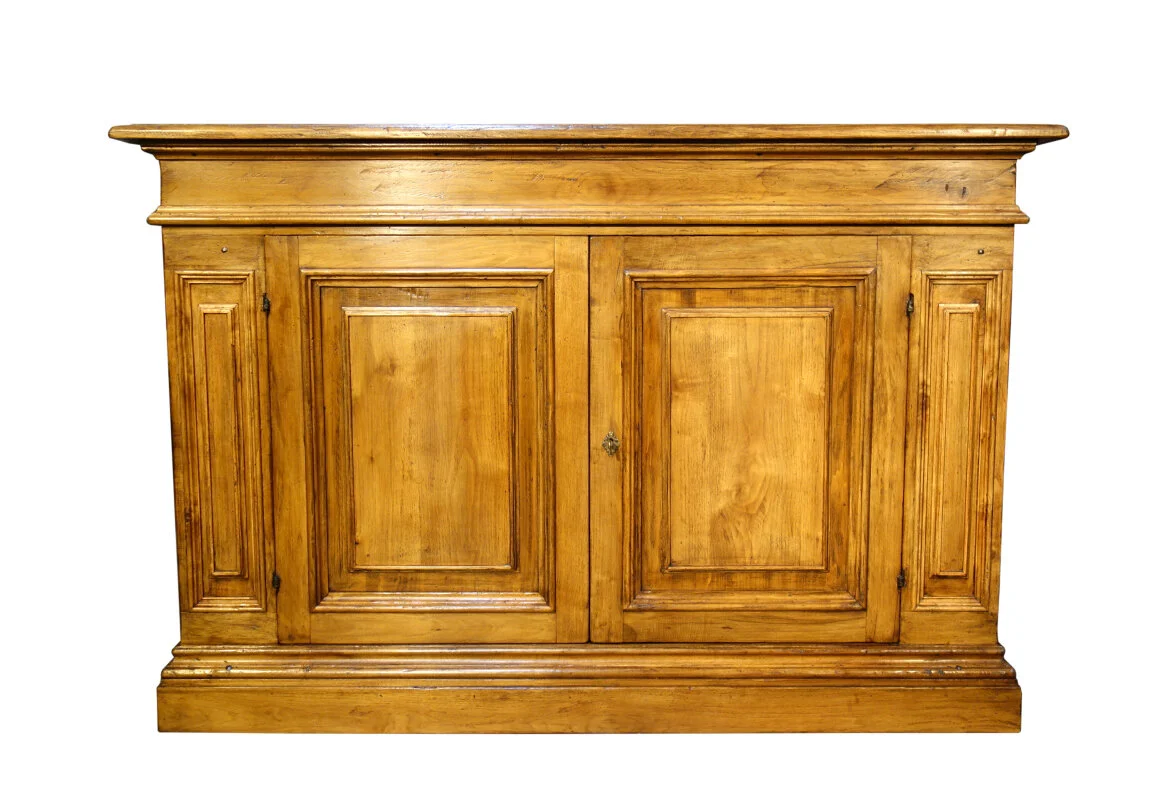 blonde walnut credenza (2).JPG