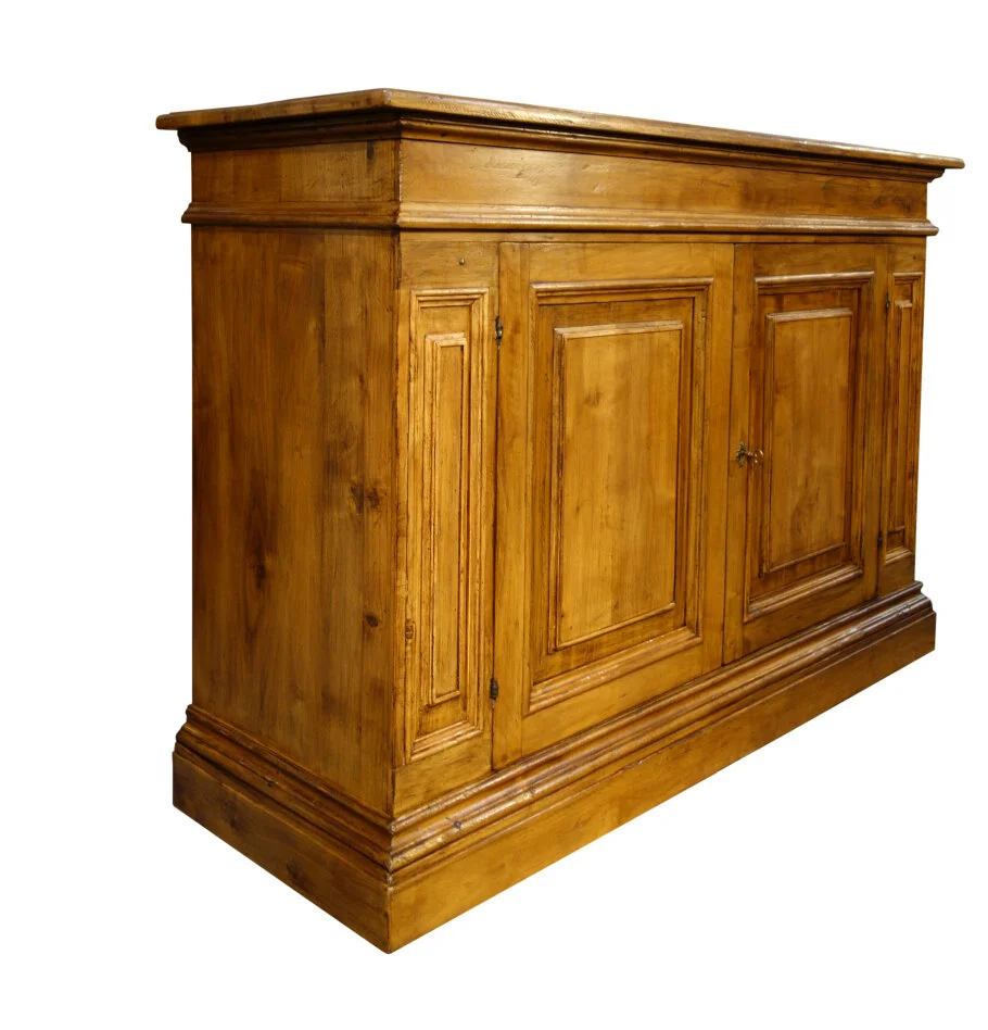 blonde walnut credenza (3).JPG