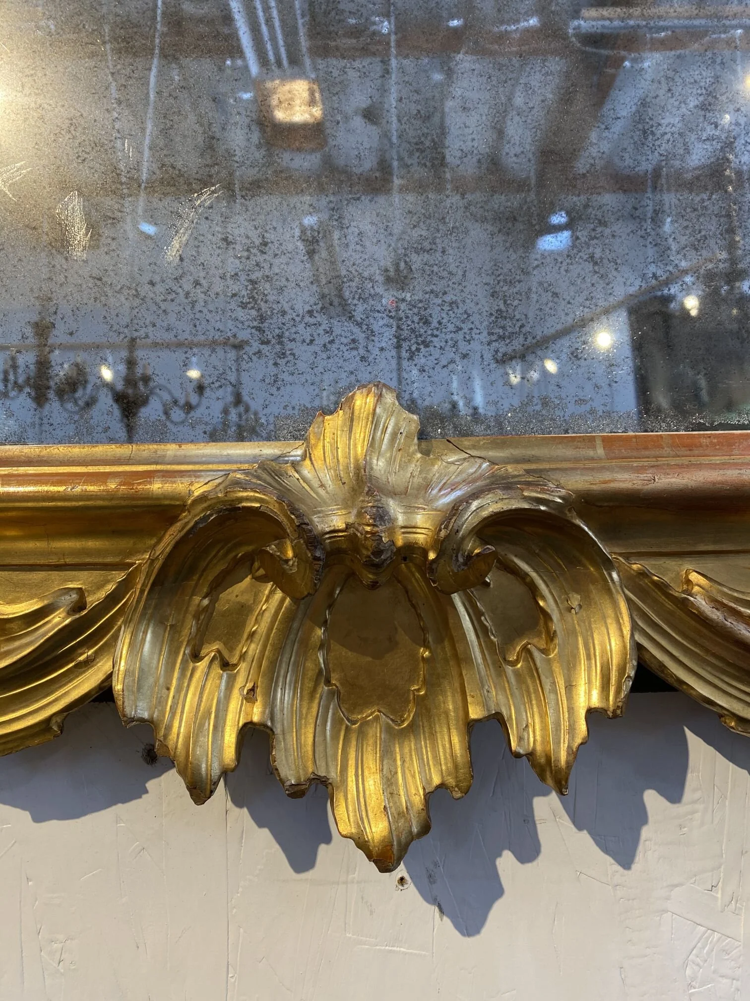 Italian Antique Gold Mirror 19Th C (5).jpg