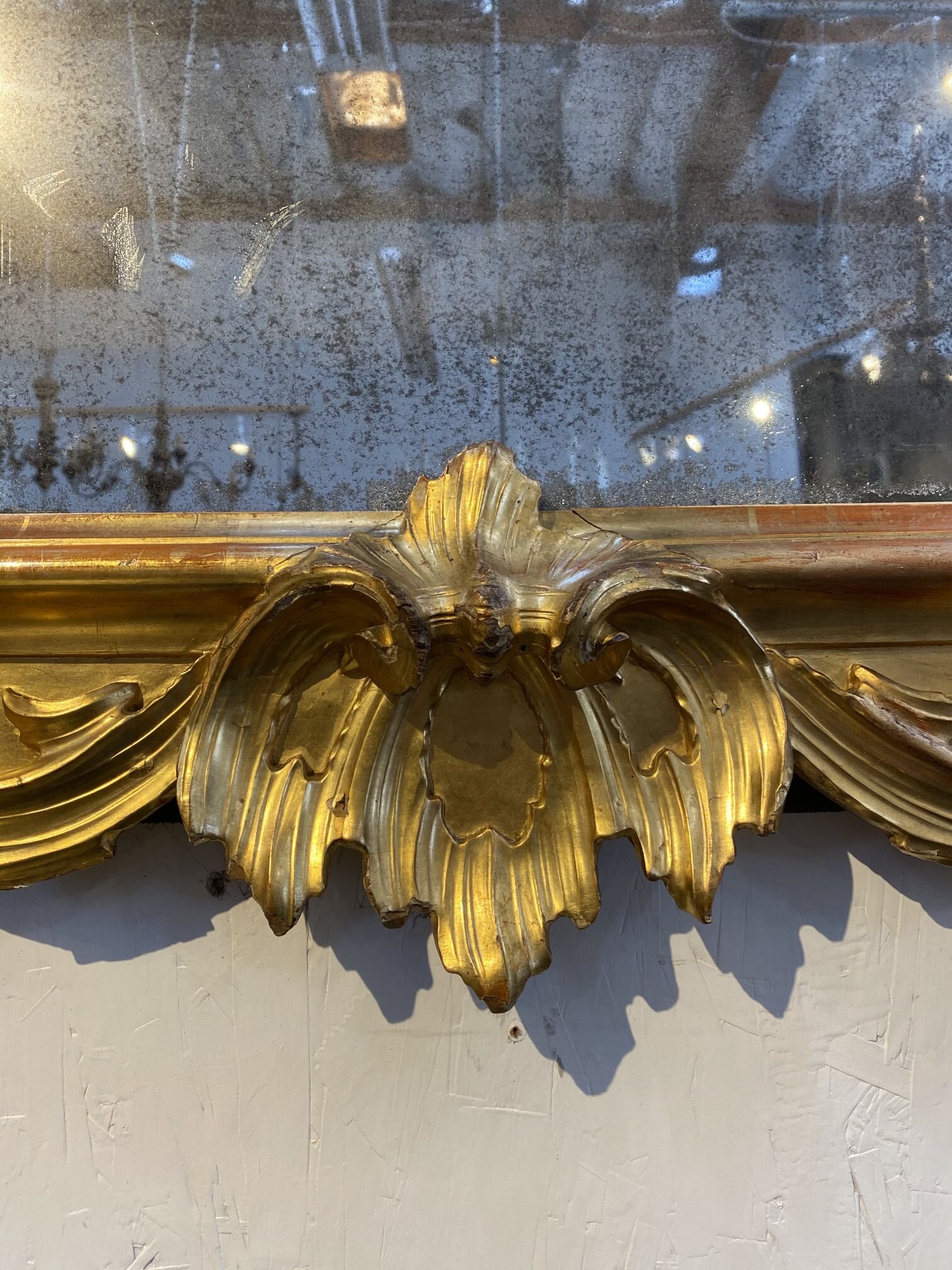 Italian Antique Gold Mirror 19Th C (12).jpg