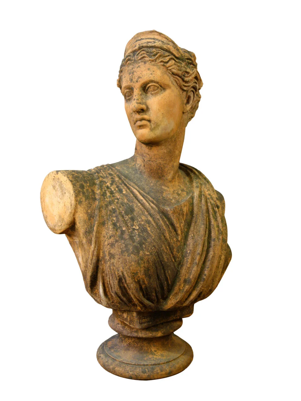 19th Century Terracotta Diana bust.jpg