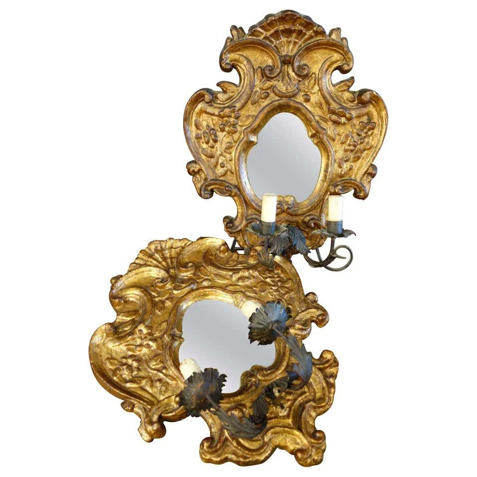 antique-italian-mirrors/mirrored-sconces
