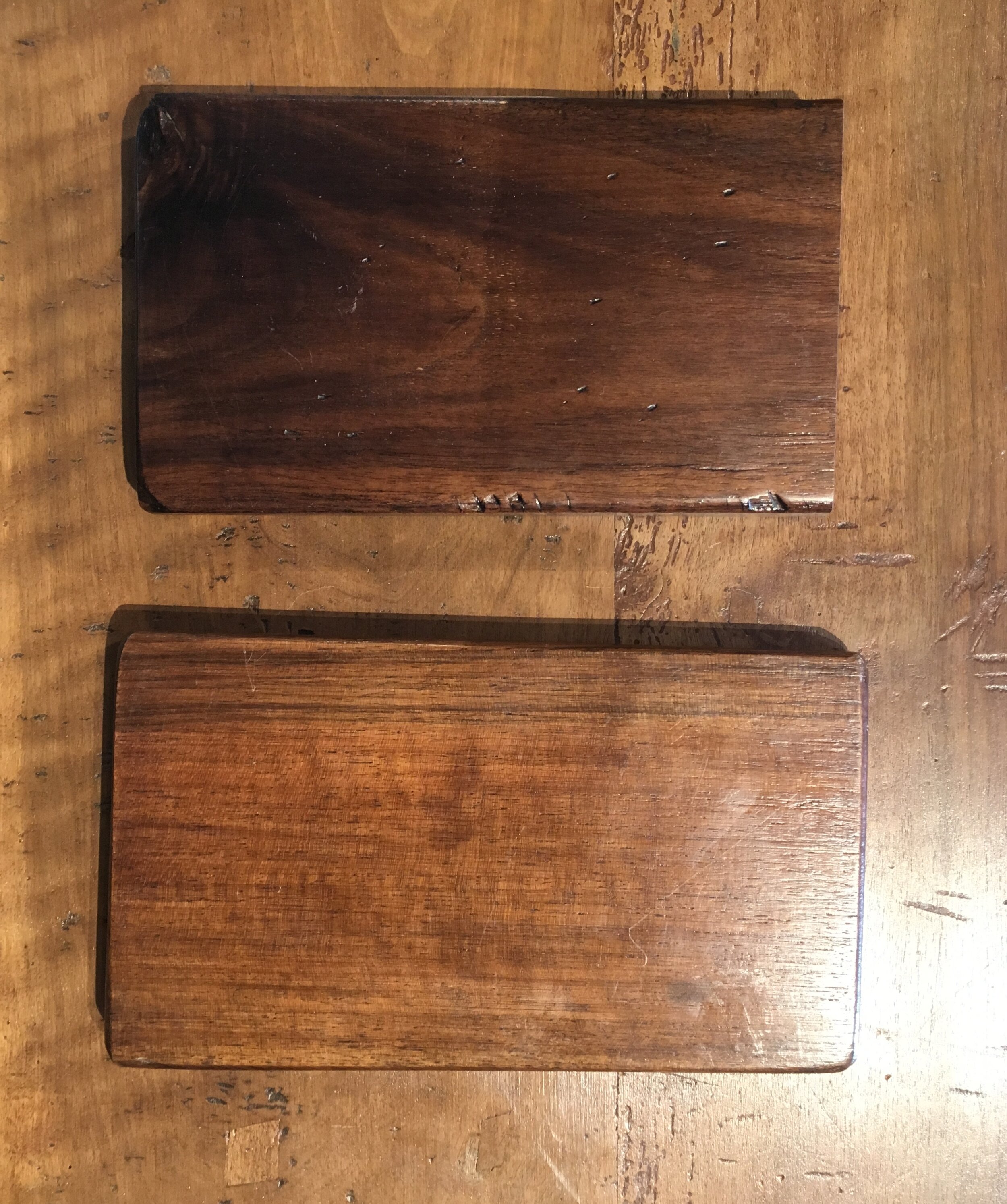 dark&Regular walnut stain.JPG