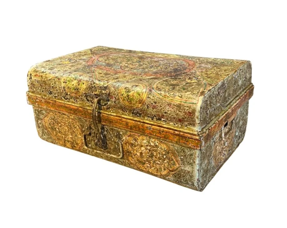 Antique Metal painted box