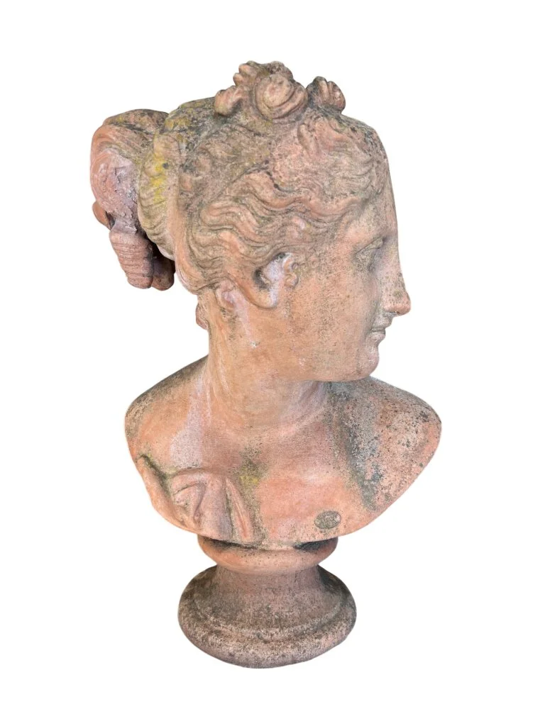 Italian Terracotta Garden Bust Galatea  (1).jpg