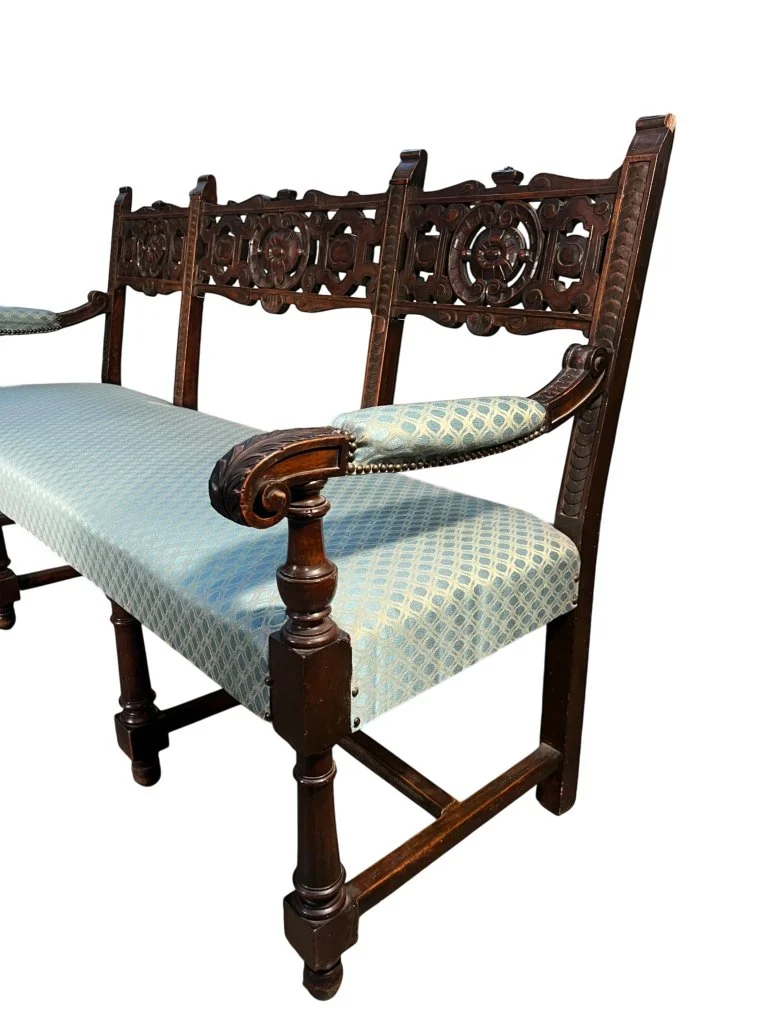 Italian Antique Renaissance Bench (6).jpg