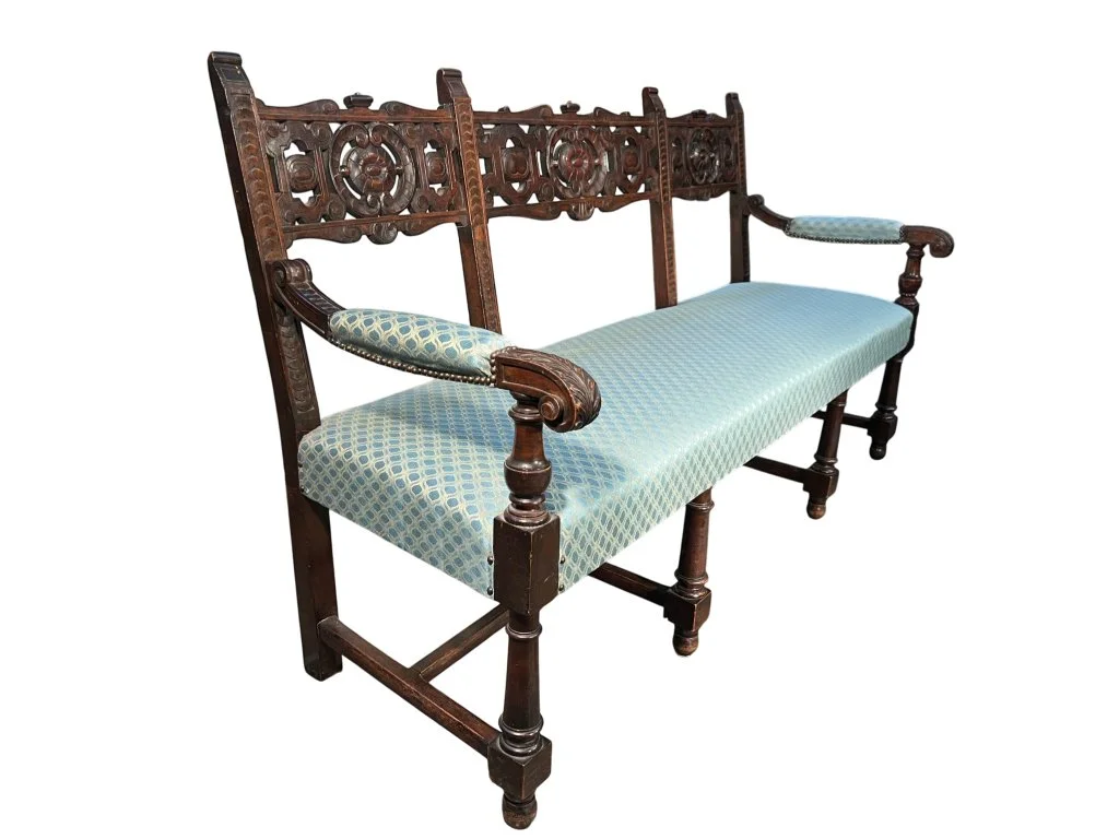 Italian Antique Renaissance Bench (5).jpg