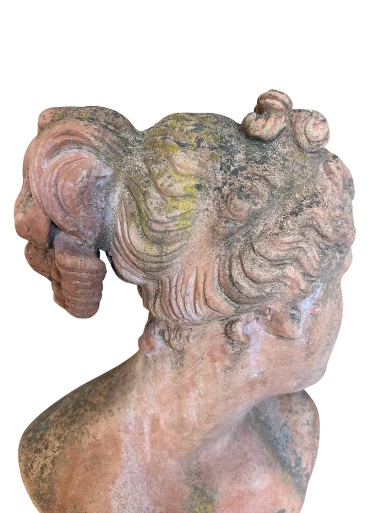 Italian Terracotta Garden Bust Galatea  (8).jpg