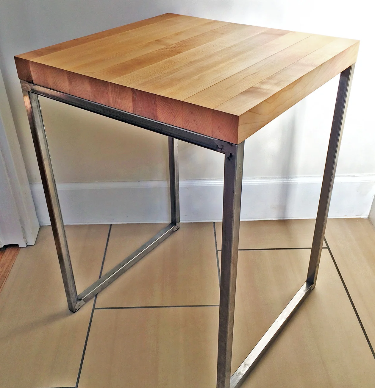 Reclaimed Hickory Side Table